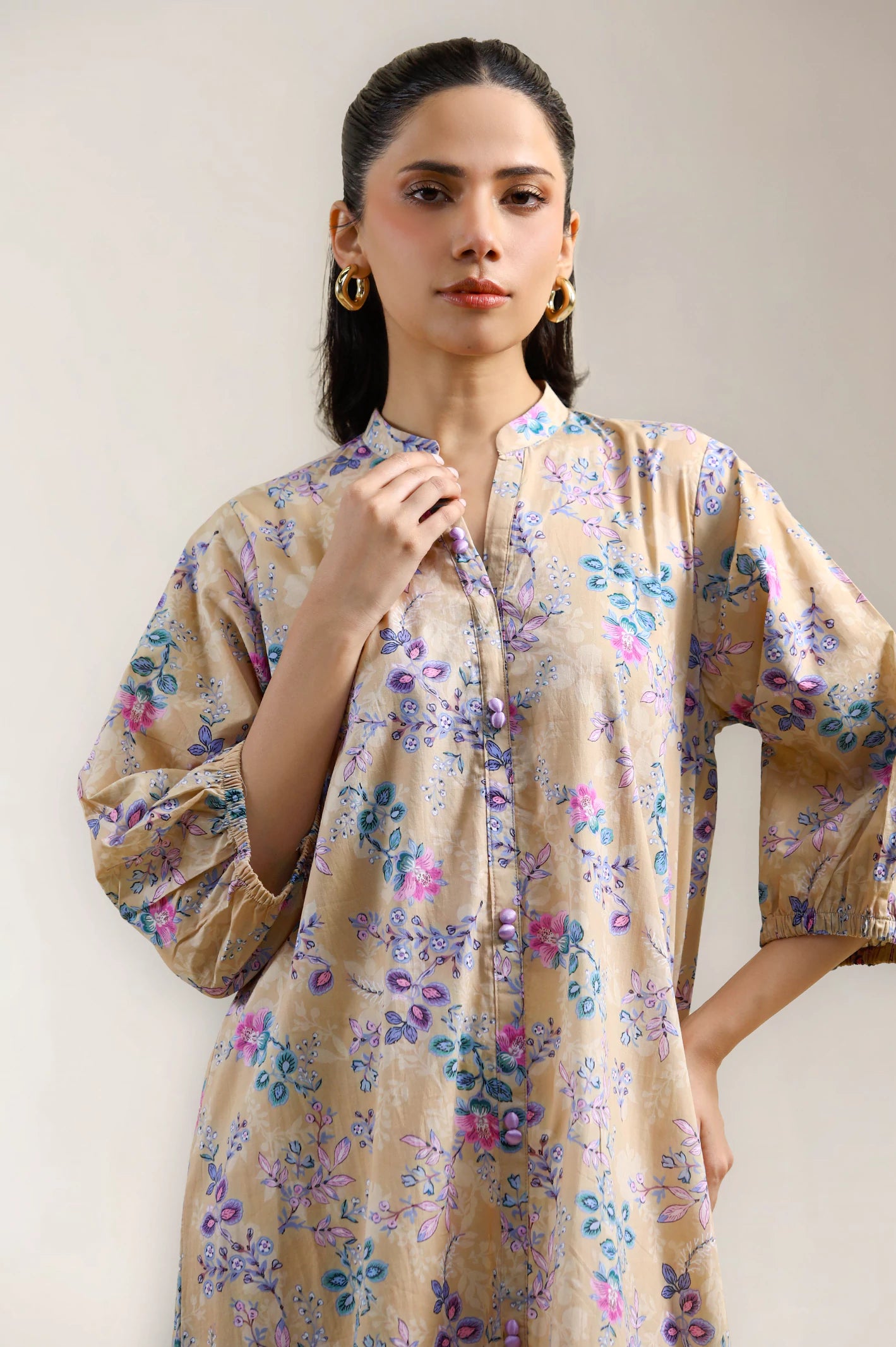 Multicolor Printed Kurti - Image 2