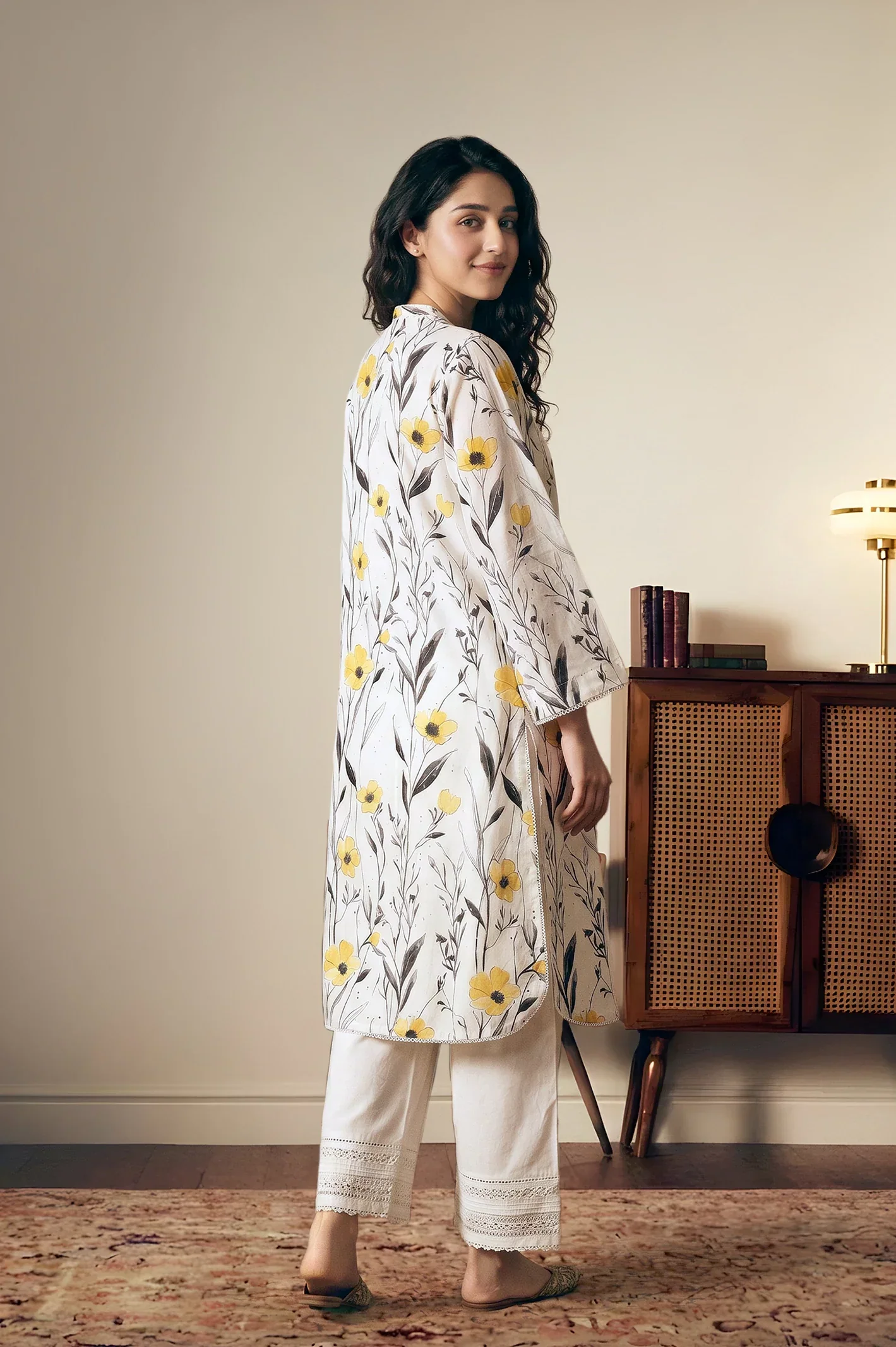 Printed White Shirt - Image 2