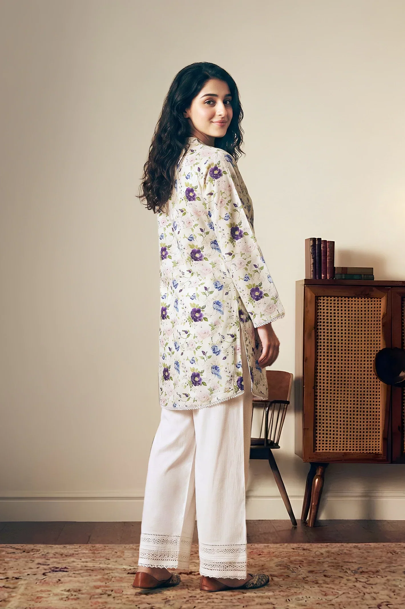 Printed White Shirt - Image 2