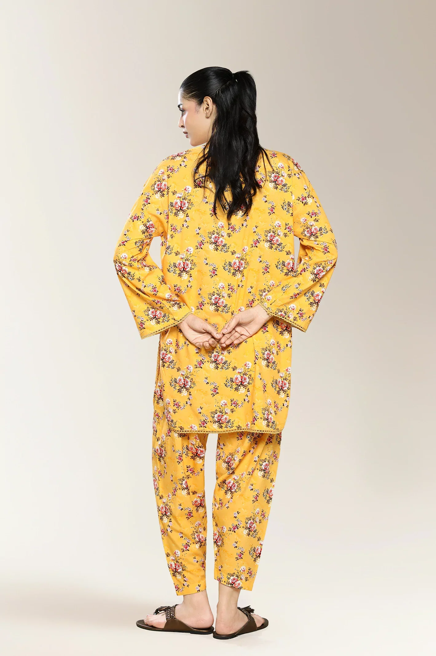 Printed Yellow 2PC - Image 2
