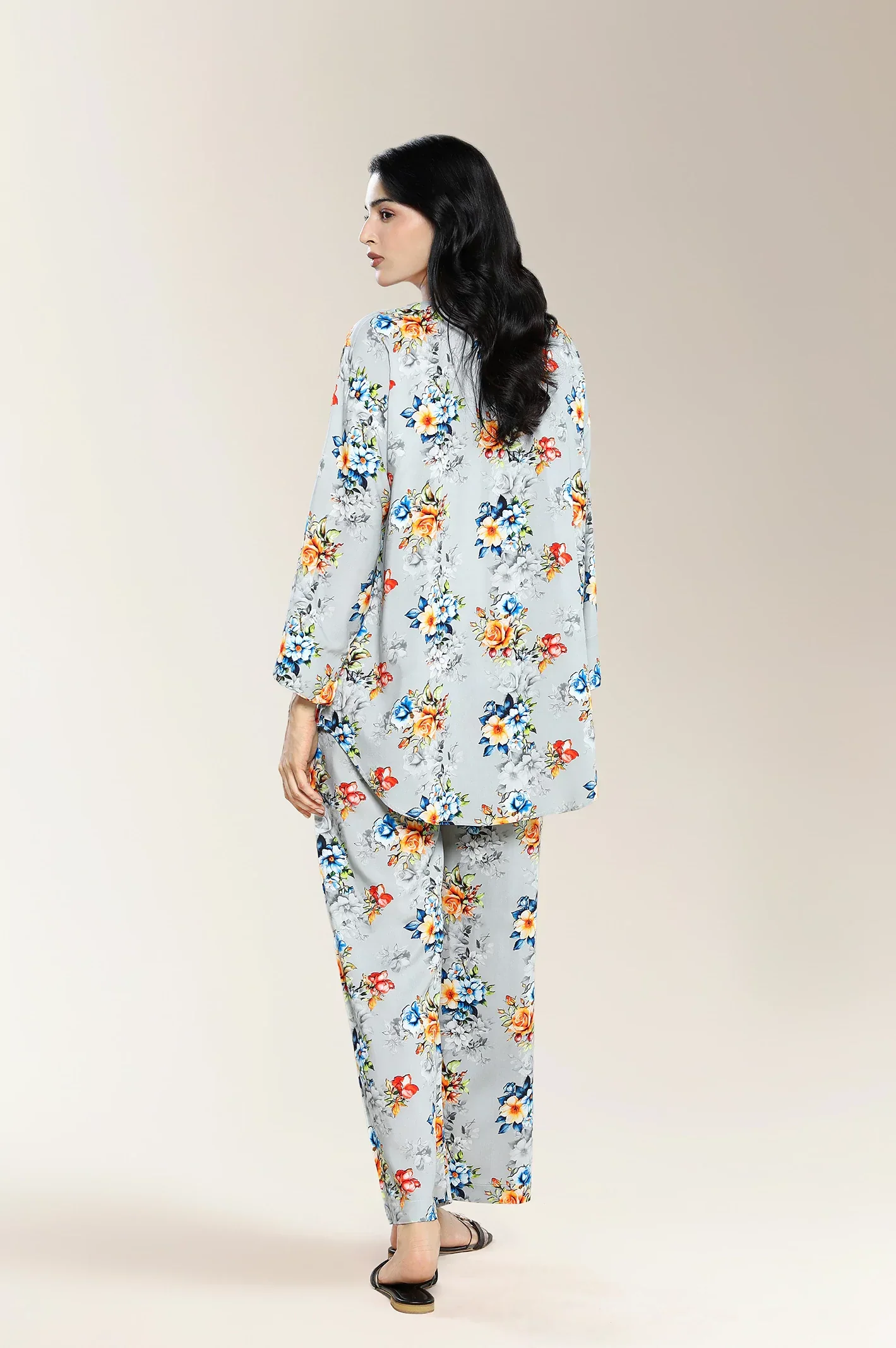 Printed Grey 2PC - Image 2