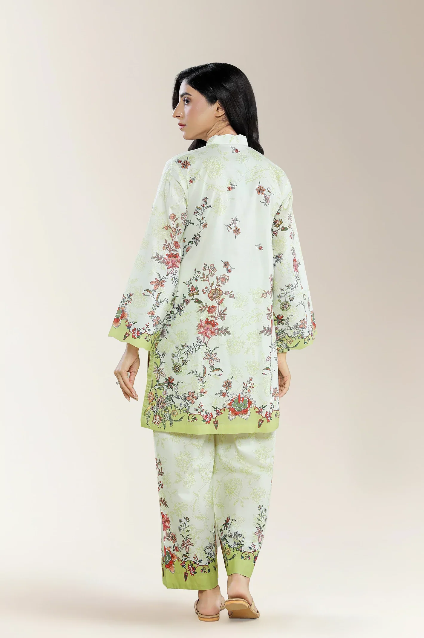 Printed Cotton Mustard 2PC - Image 4