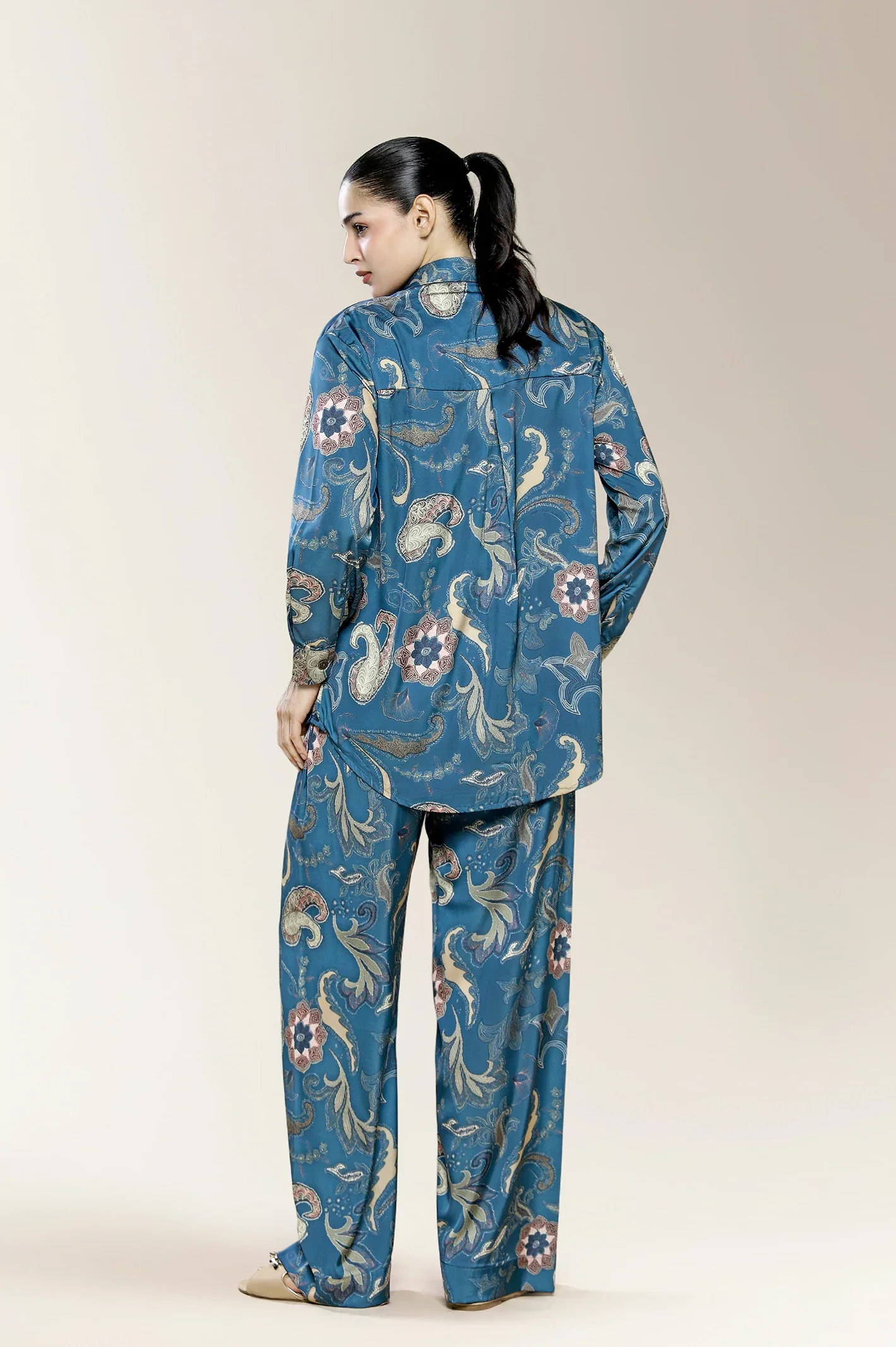 Printed Teal 2PC - Image 2