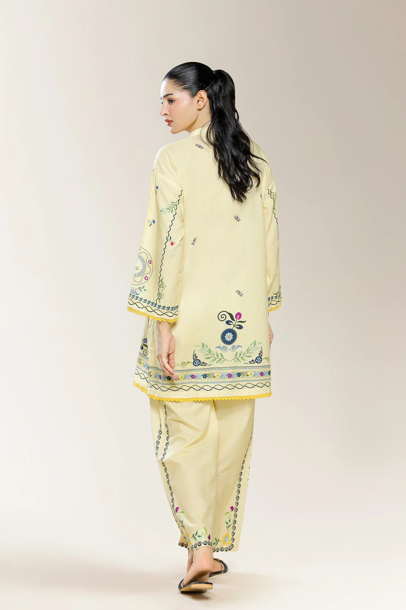 Printed Yellow 2PC - Image 2