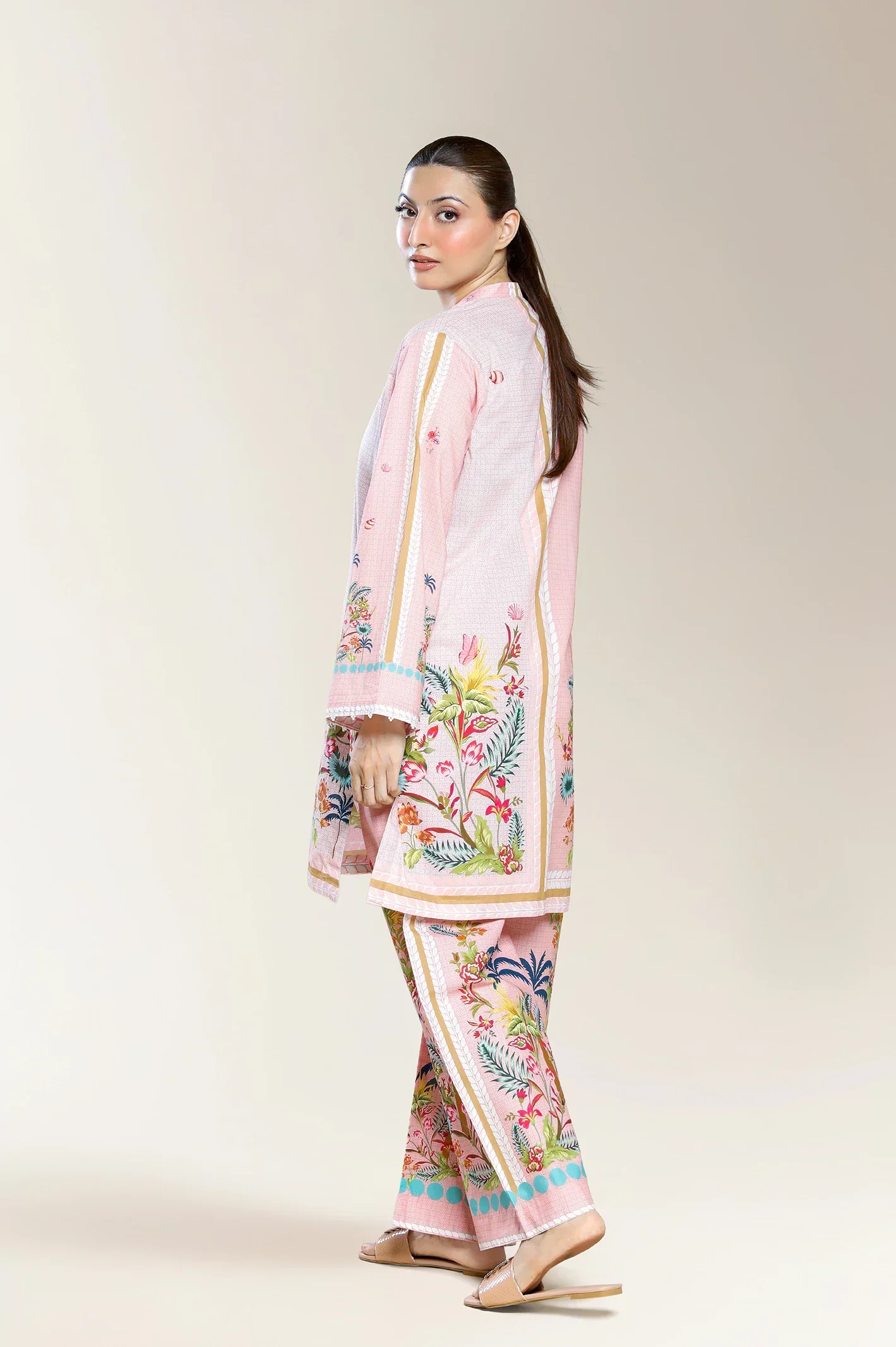 Printed Pink 2PC - Image 3