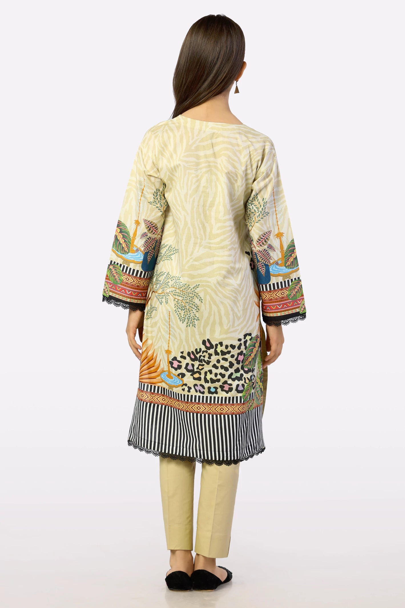 Beige Printed 2PC - Image 3