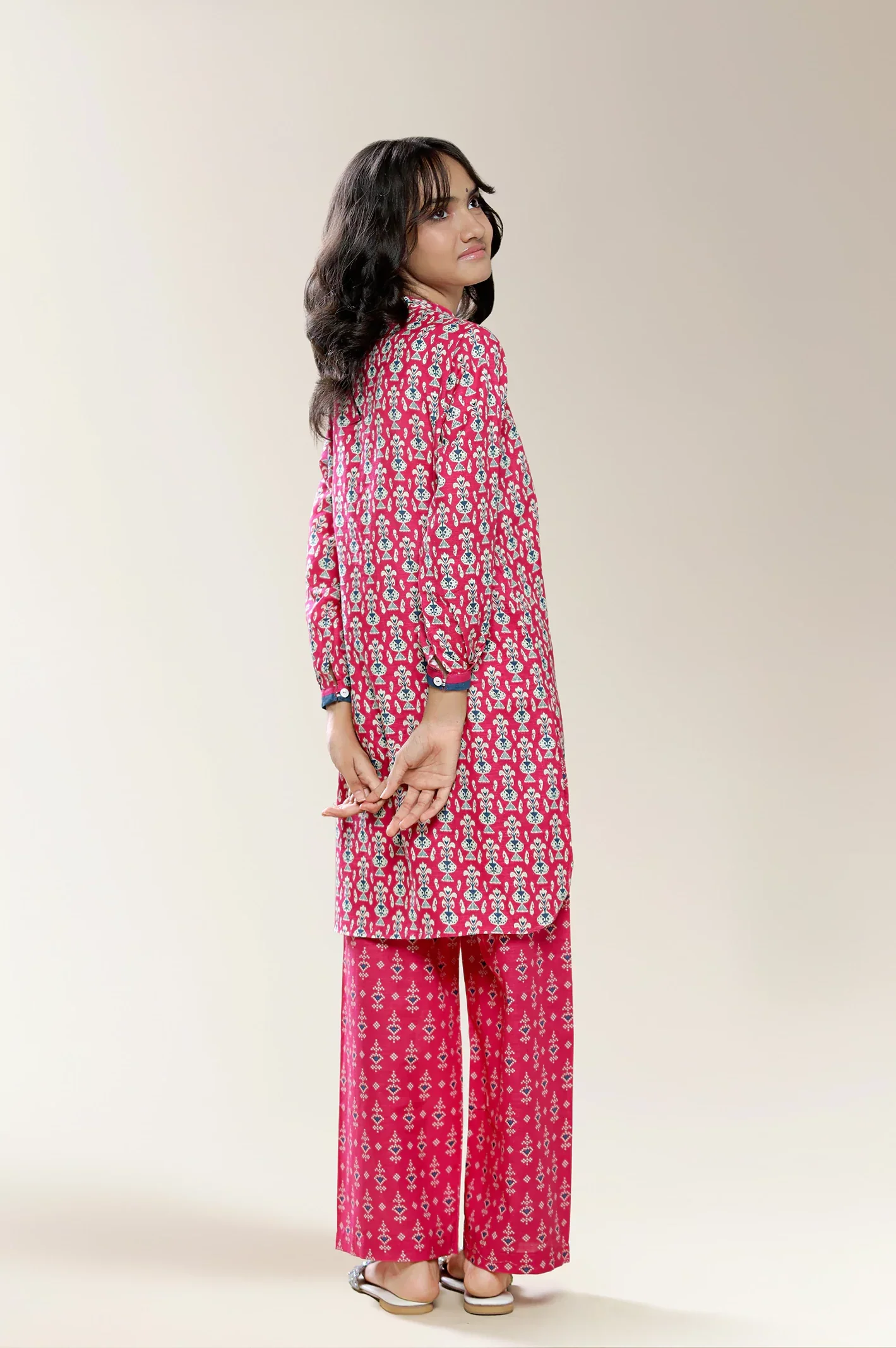 Printed Pink Teens 2Pc - Image 2