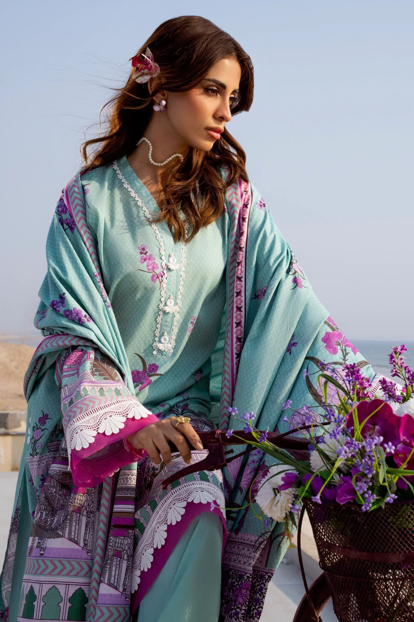Printed Unstitched 3PC