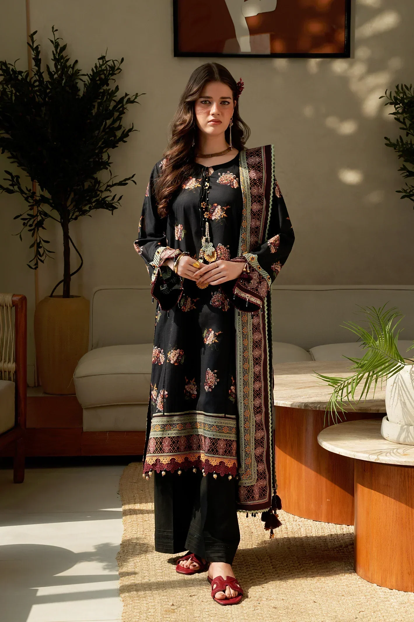 Printed Unstitched 3PC - Image 3