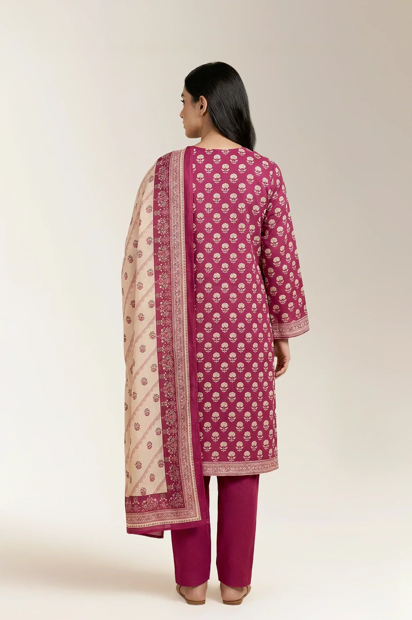 Printed Unstitched 3PC - Image 2