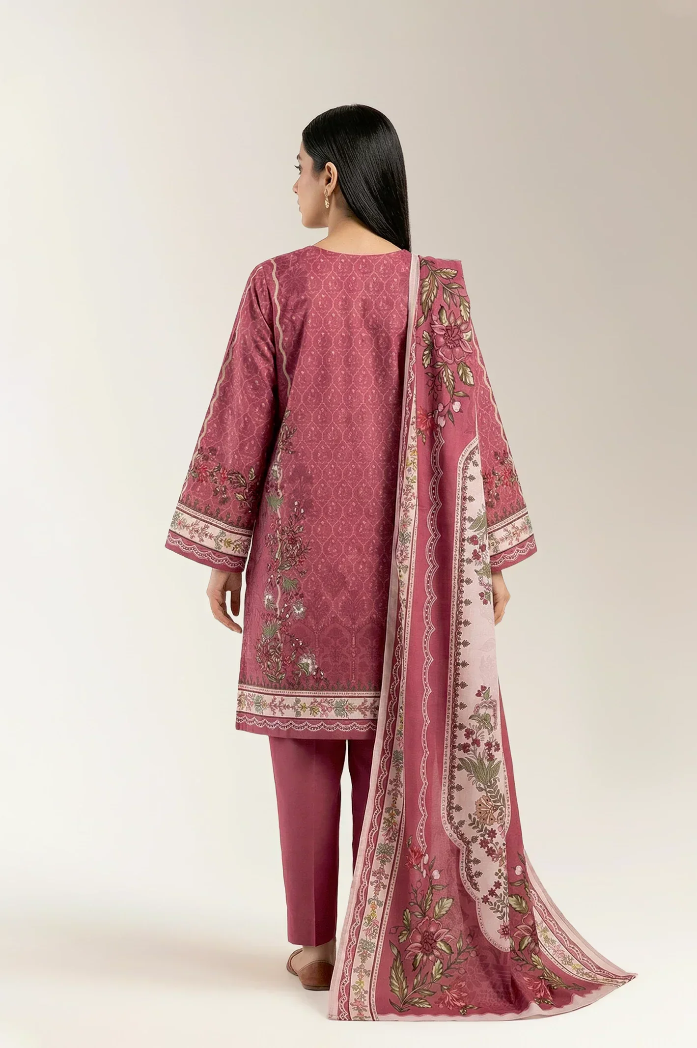 Printed Unstitched 3PC - Image 2