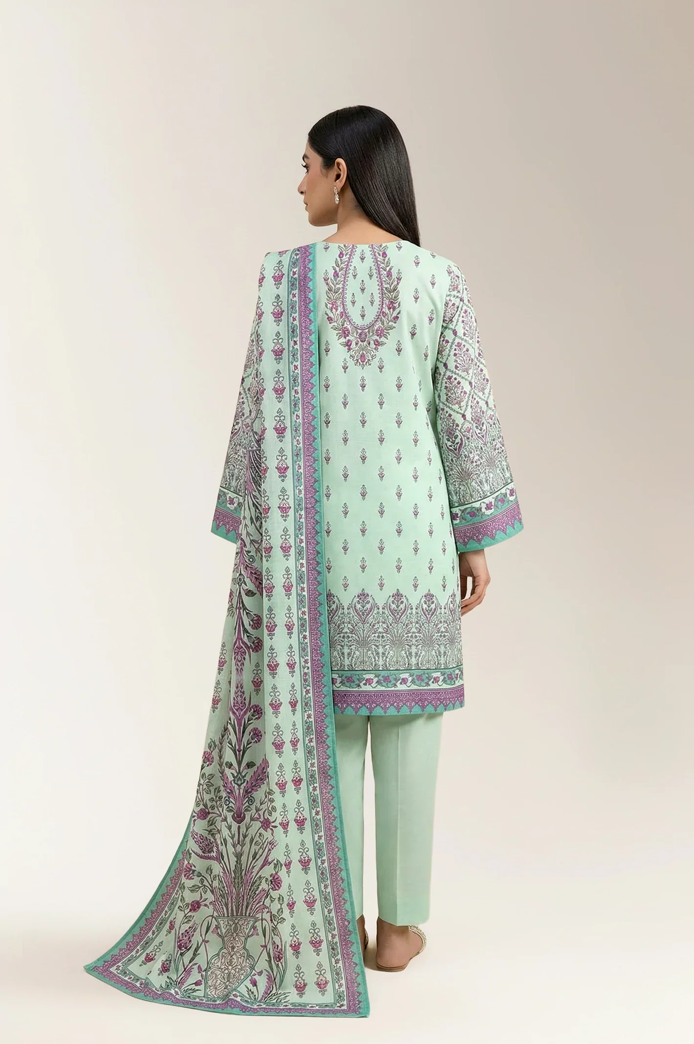 Printed Unstitched 3PC - Image 2