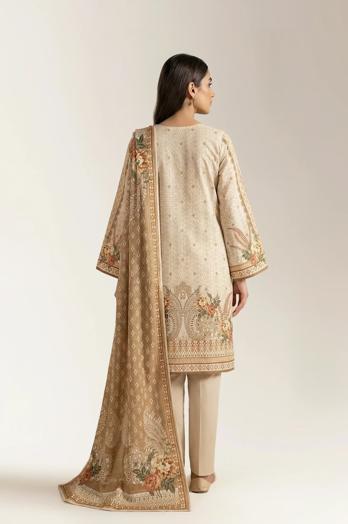 Printed Unstitched 3PC - Image 2