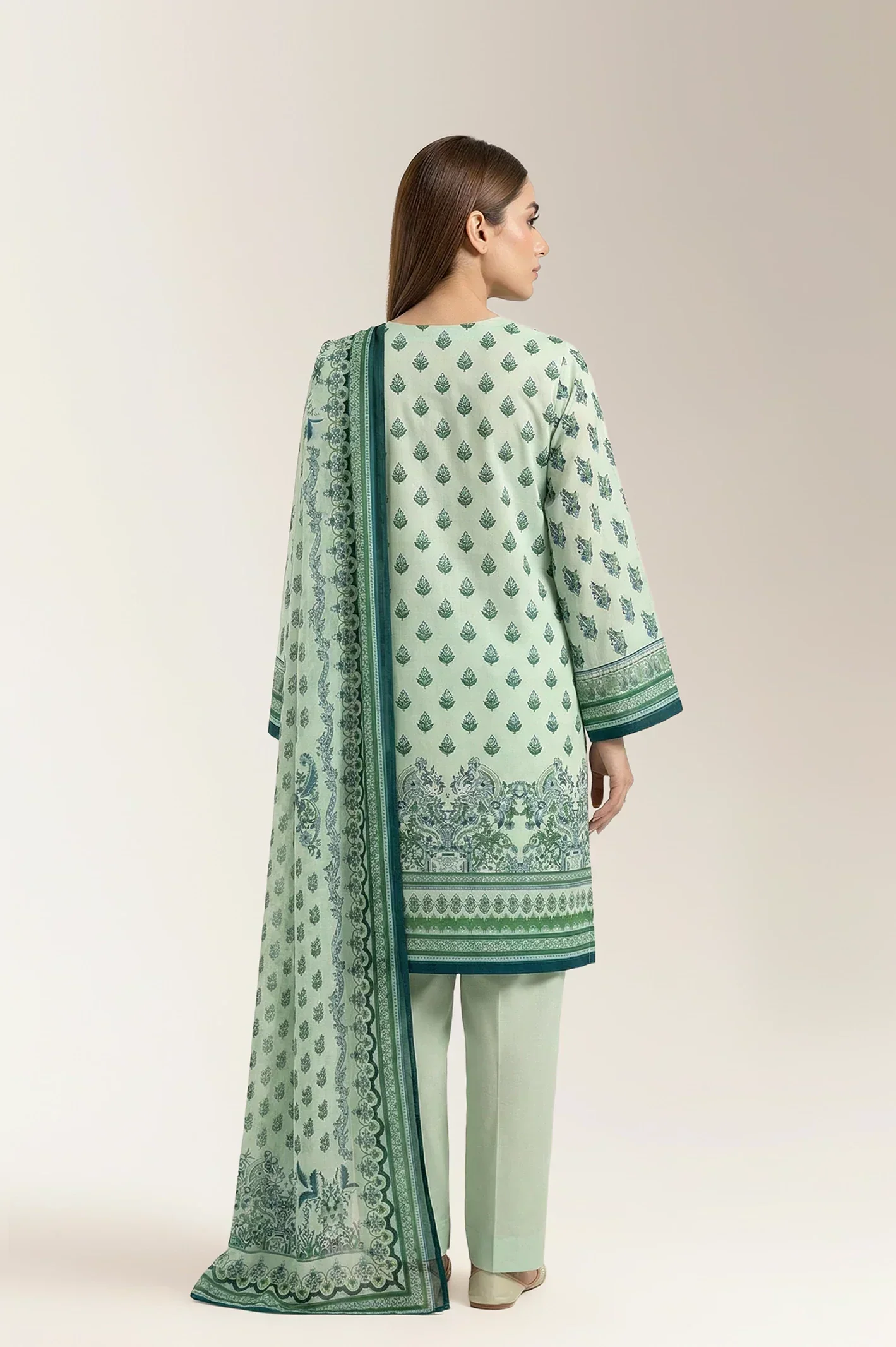 Printed Unstitched 3PC - Image 2