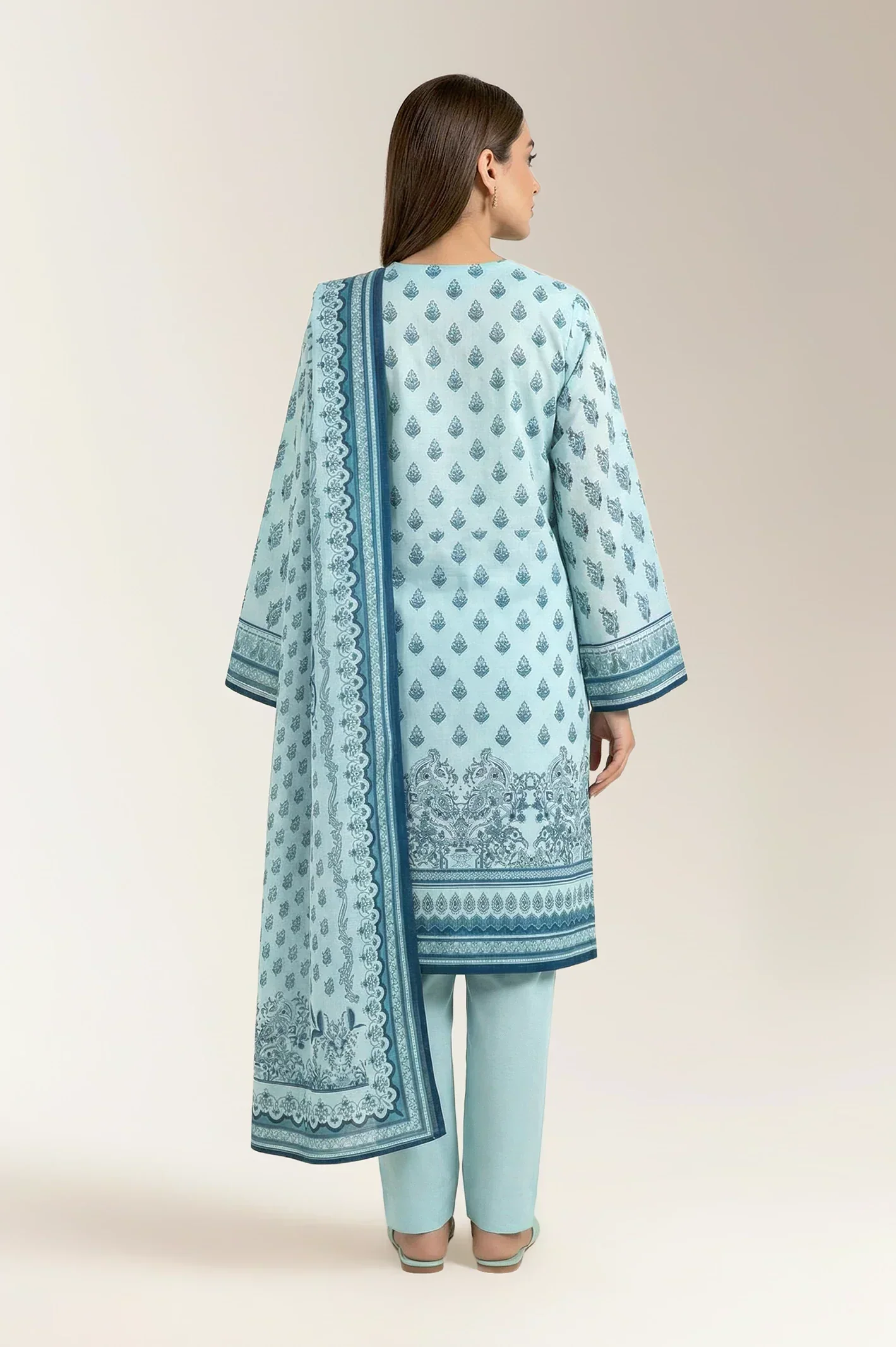 Printed Unstitched 3PC - Image 2
