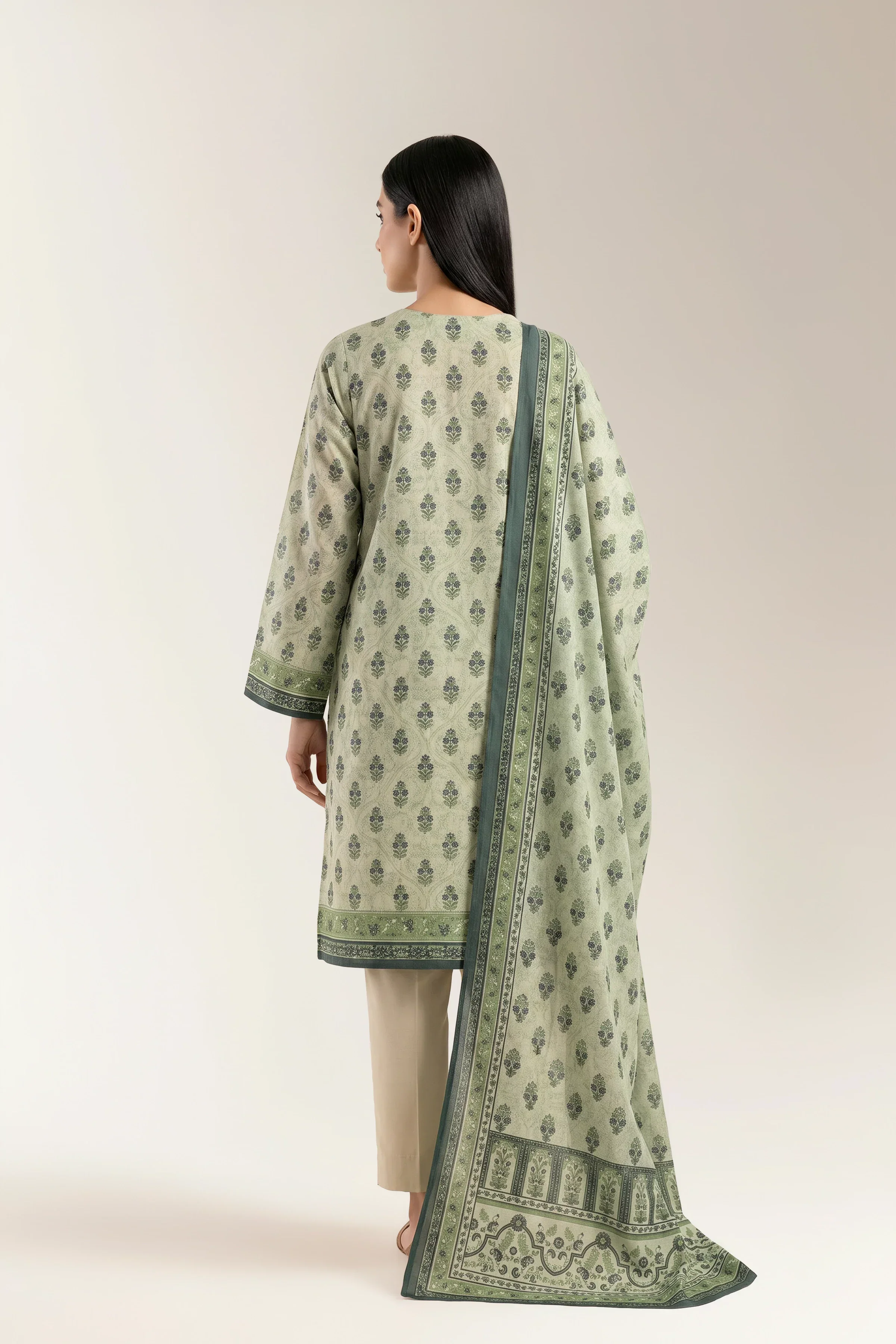 Printed Unstitched 3PC - Image 2