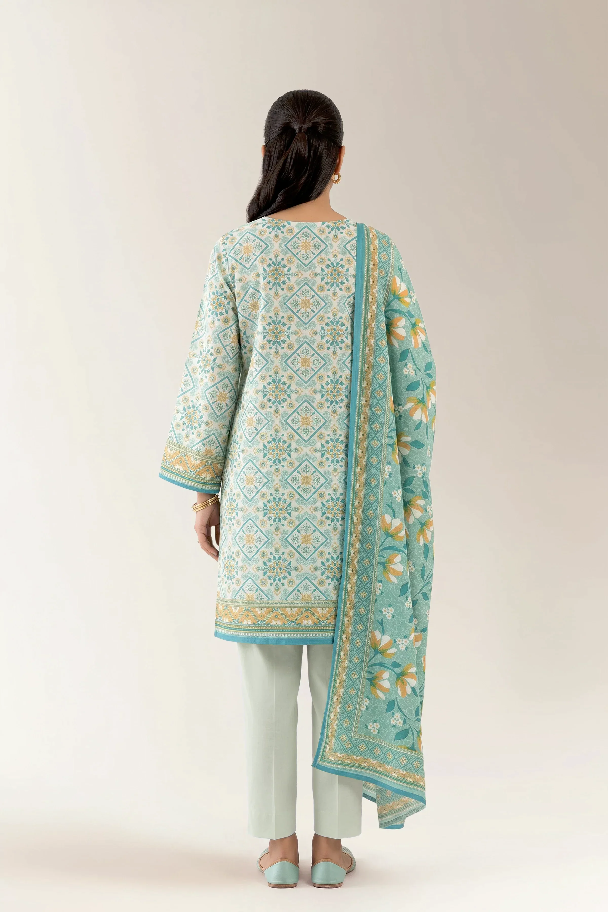 Printed Unstitched 3PC - Image 2