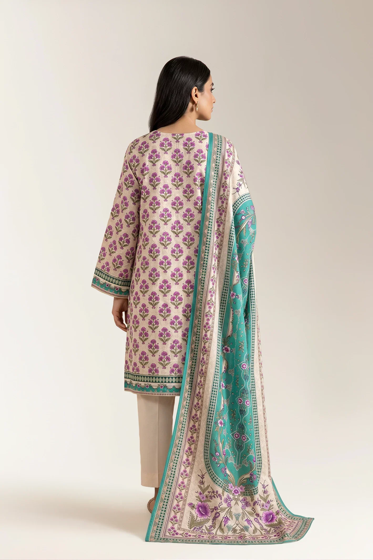 Printed Unstitched 3PC - Image 2