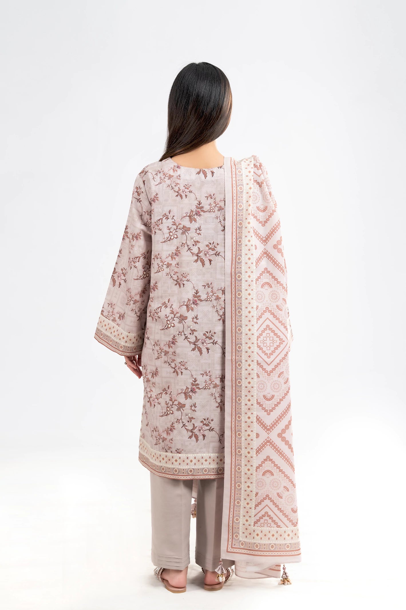 Printed Unstitched 3PC - Image 3