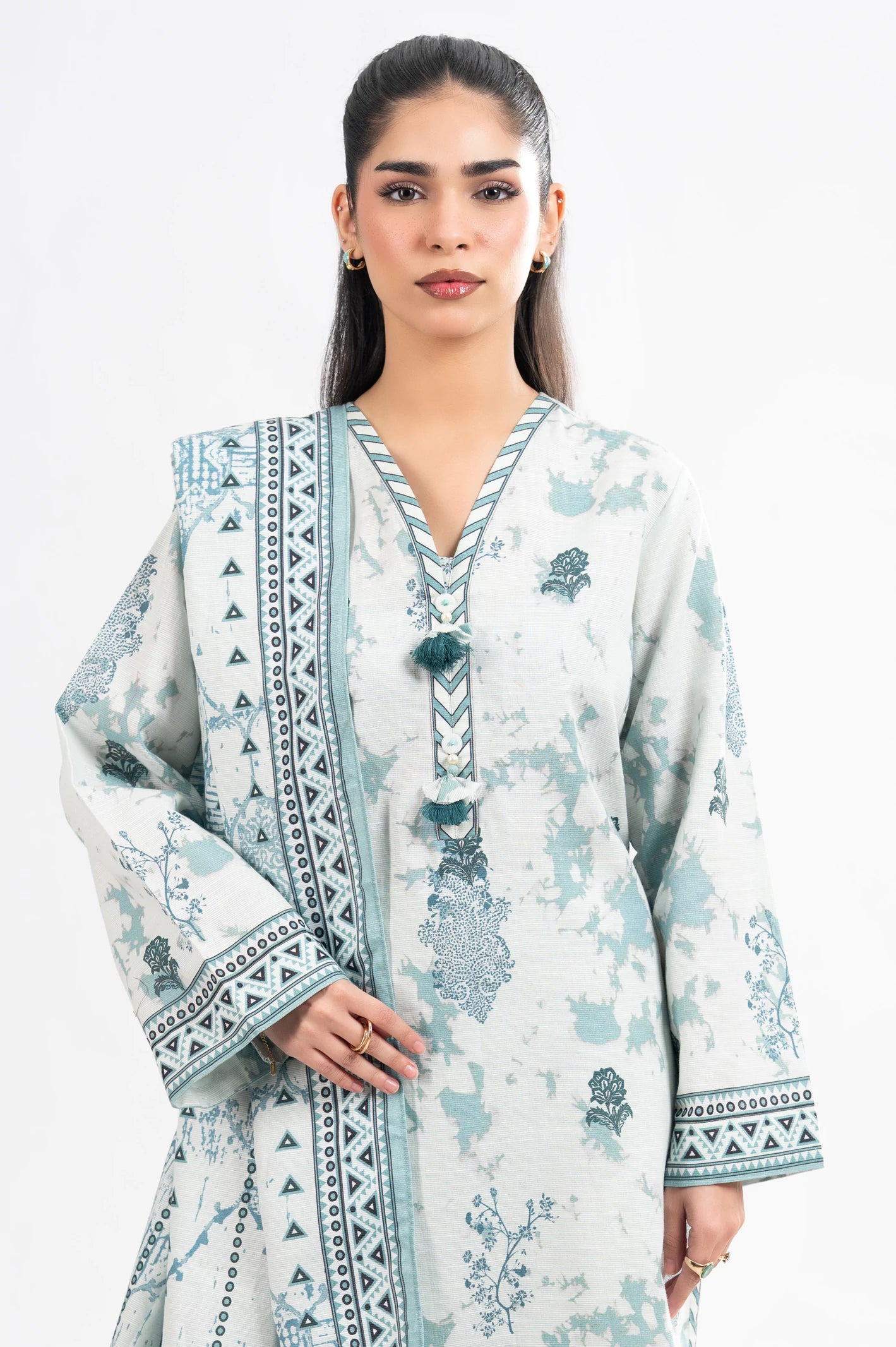 Printed Unstitched 3PC - Image 2