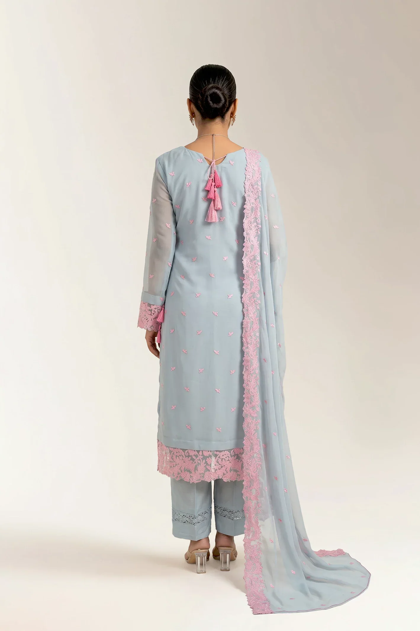 Embroidered Unstitched 3PC - Image 2