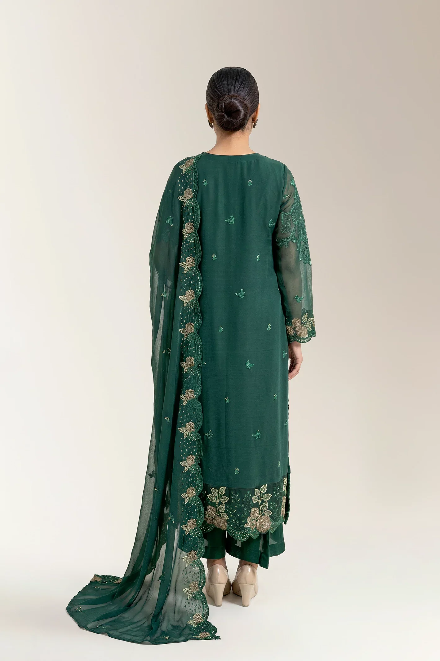 Embroidered Unstitched 3PC - Image 2